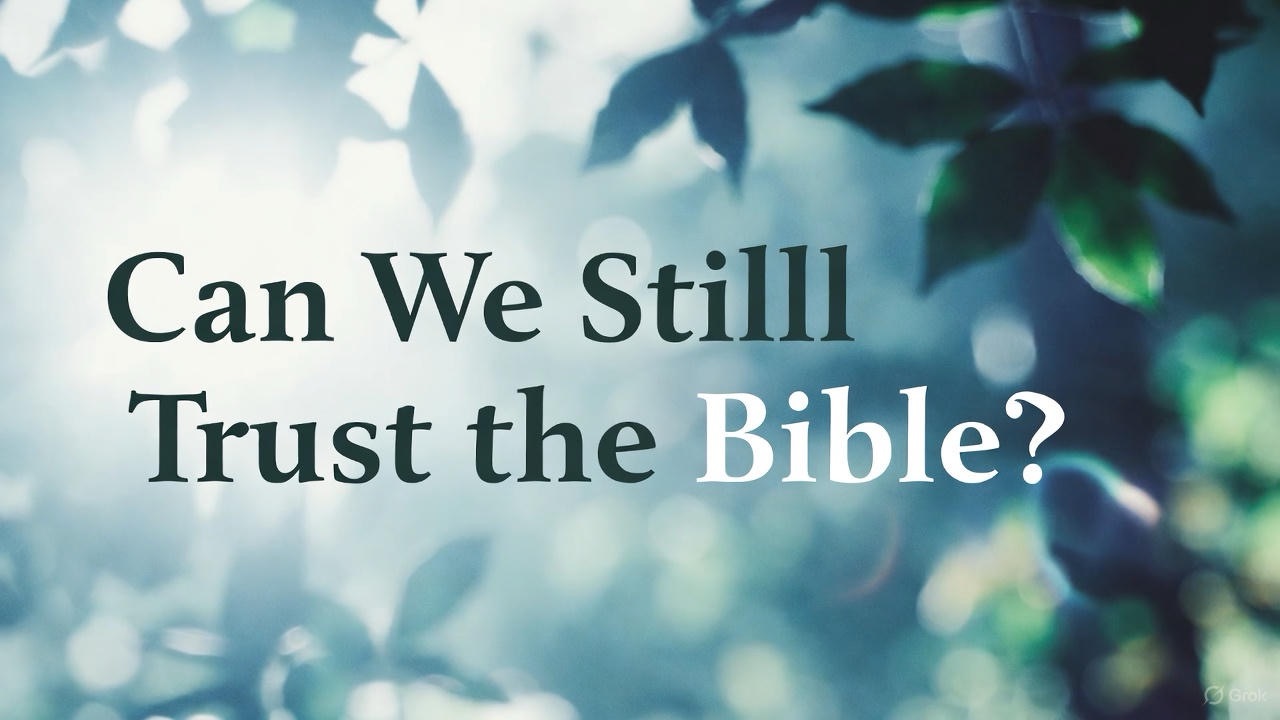 Can We Still Trust the Bible? Rediscovering Confidence in an Age of Doubt [Part II]